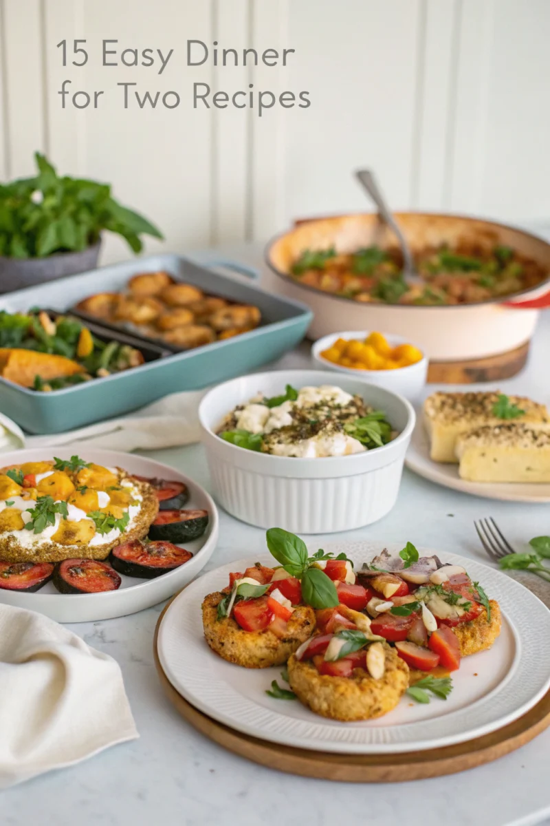 Best ever 15 easy dinner recipes for two