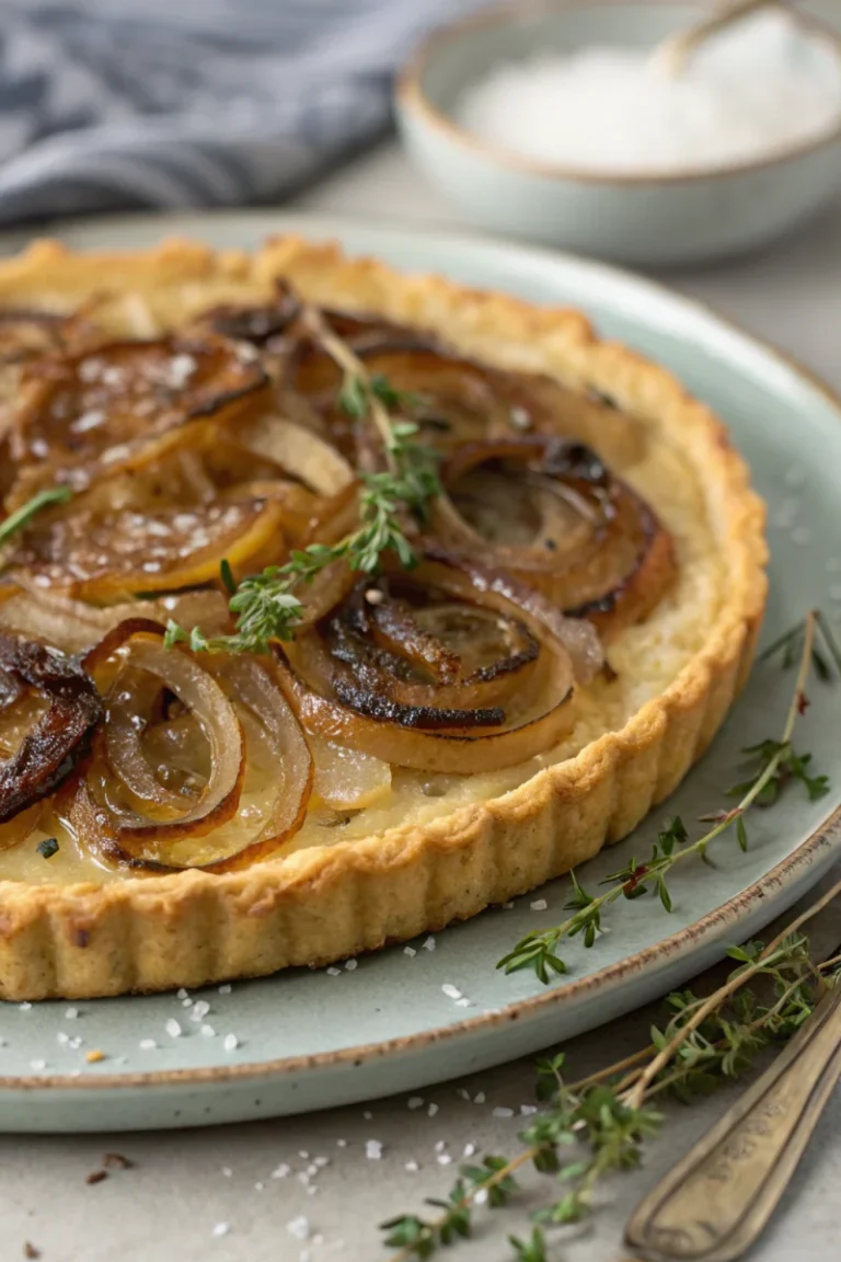 Caramelized Onion Tart | Home Cook Legacy Caramelized onion tart