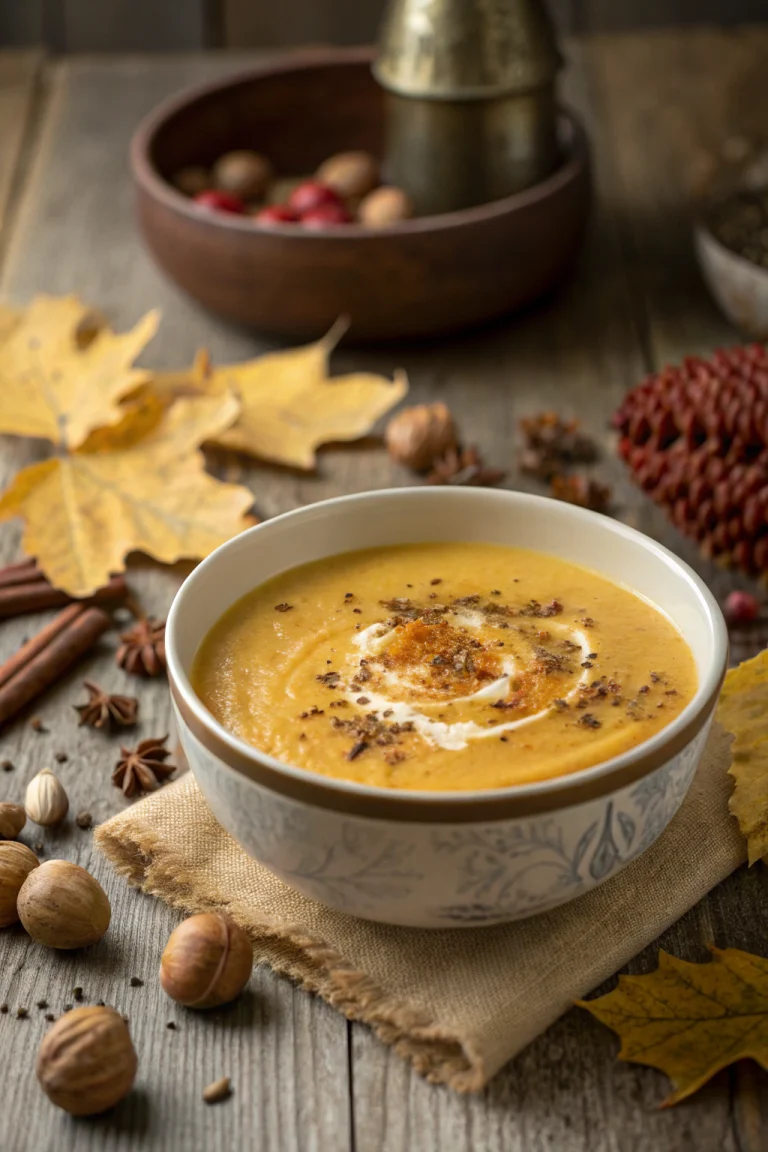 Cozy fall butternut soup