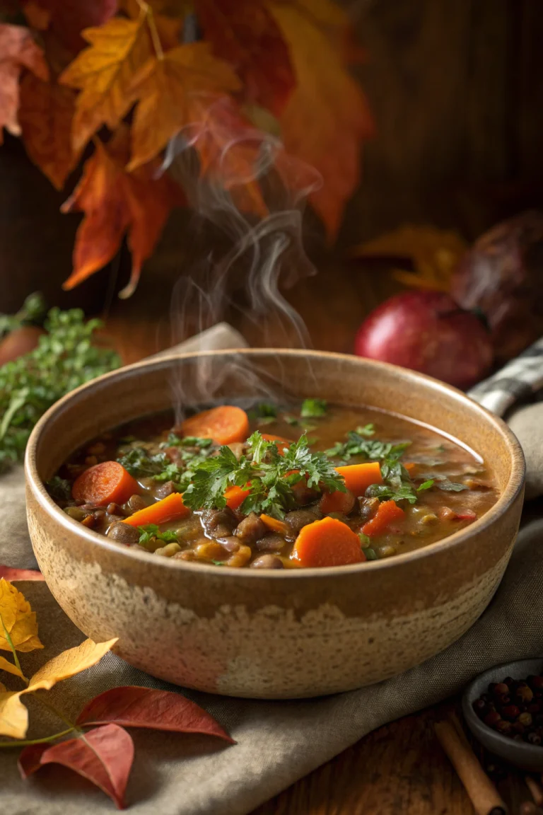 Cozy Lentil Soup With Carrots &Amp; Herbs | Home Cook Legacy Cozy lentil soup with carrots & herbs