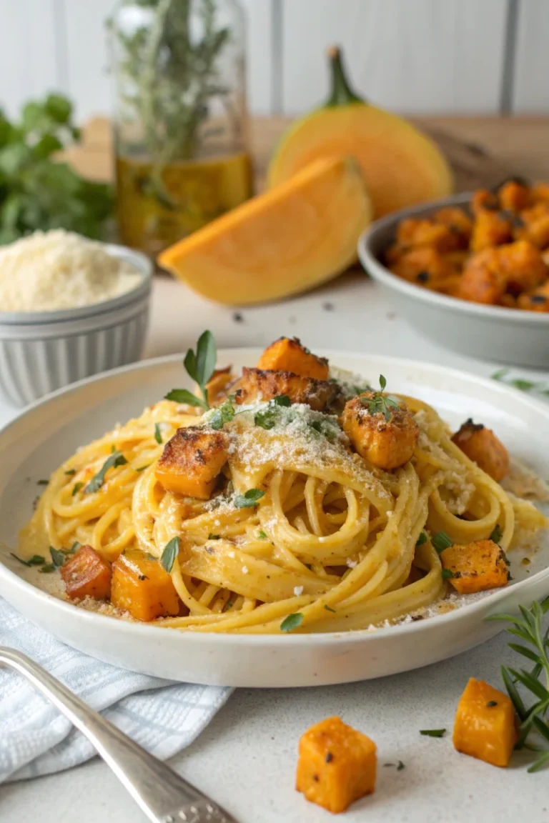 Creamy Roasted Squash Pasta | Home Cook Legacy Creamy roasted squash pasta