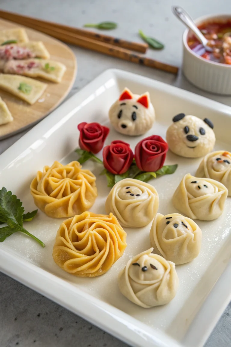Creative Dumpling Art Ideas: Folds, Roses, Animal Shapes &Amp; Tutorial | Home Cook Legacy Creative dumpling art ideas: folds, roses, animal shapes & tutorial
