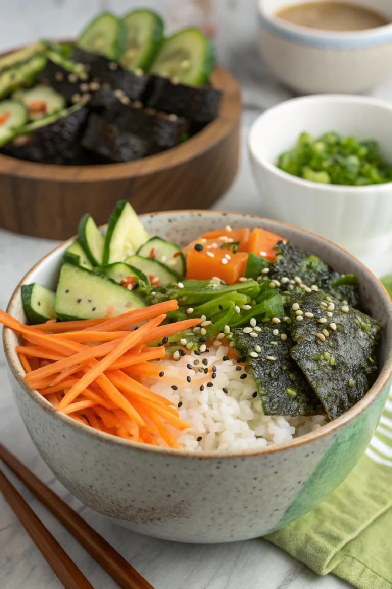 Nori Rice Bowl Recipe Quick Easy Dinner Idea | Home Cook Legacy Delicious nori rice bowl recipe quick easy dinner idea