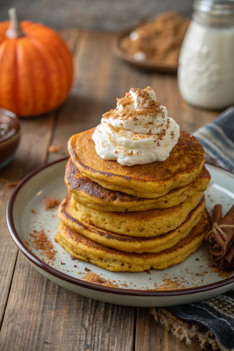 Fluffy Pumpkin Pancakes | Home Cook Legacy Fluffy pumpkin pancakes