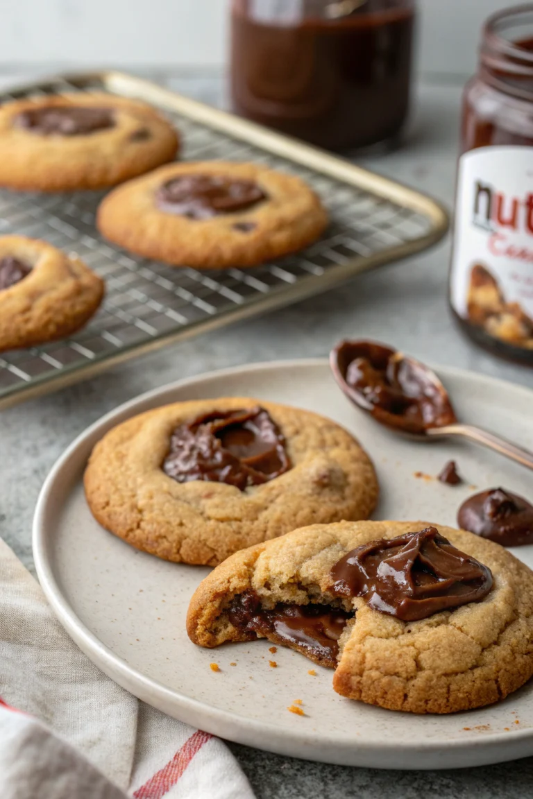 Gooey Nutella Lava Cookies Recipe: Molten Center Delight For Chocolate Lovers | Home Cook Legacy Gooey nutella lava cookies recipe: molten center delight for chocolate lovers