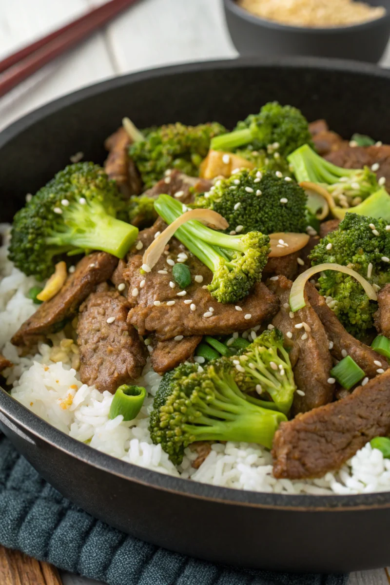 Irresistible chinese beef and broccoli (one pan take-out) recipe