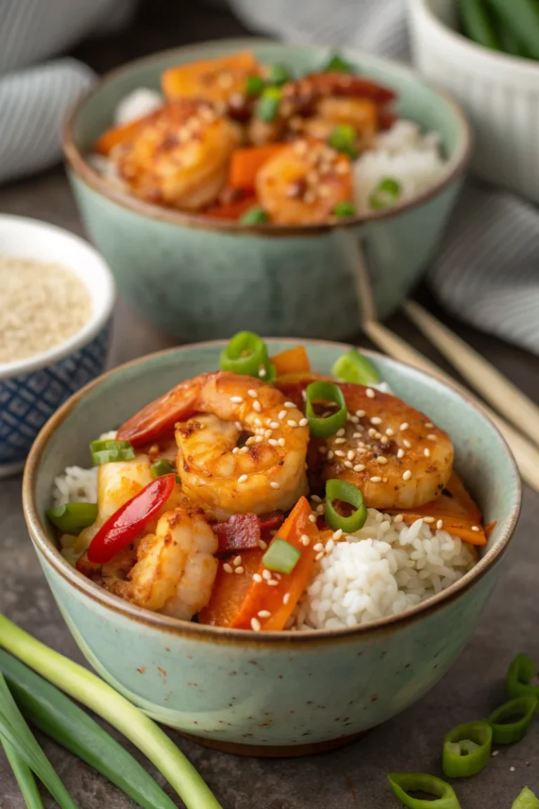 Irresistible honey garlic shrimp bowls you need to try recipe