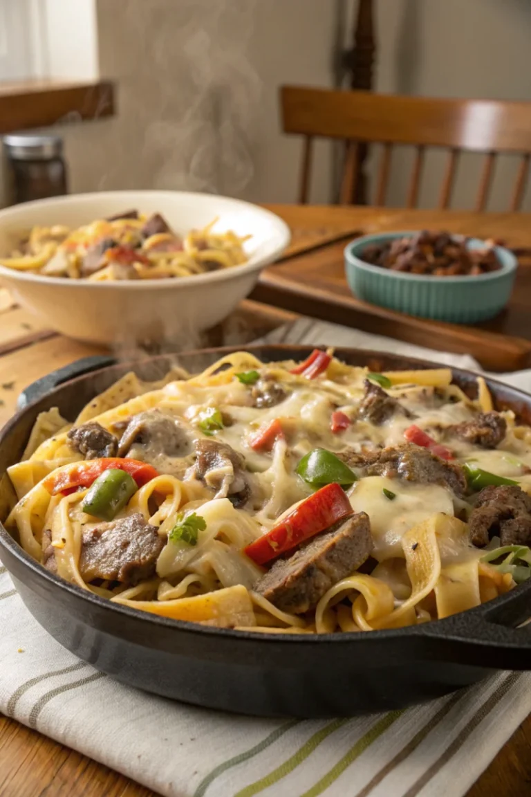 Irresistible Tasty Philly Cheese Steak Pasta Perfect For Family Dinner Recipe | Home Cook Legacy Irresistible tasty philly cheese steak pasta perfect for family dinner recipe
