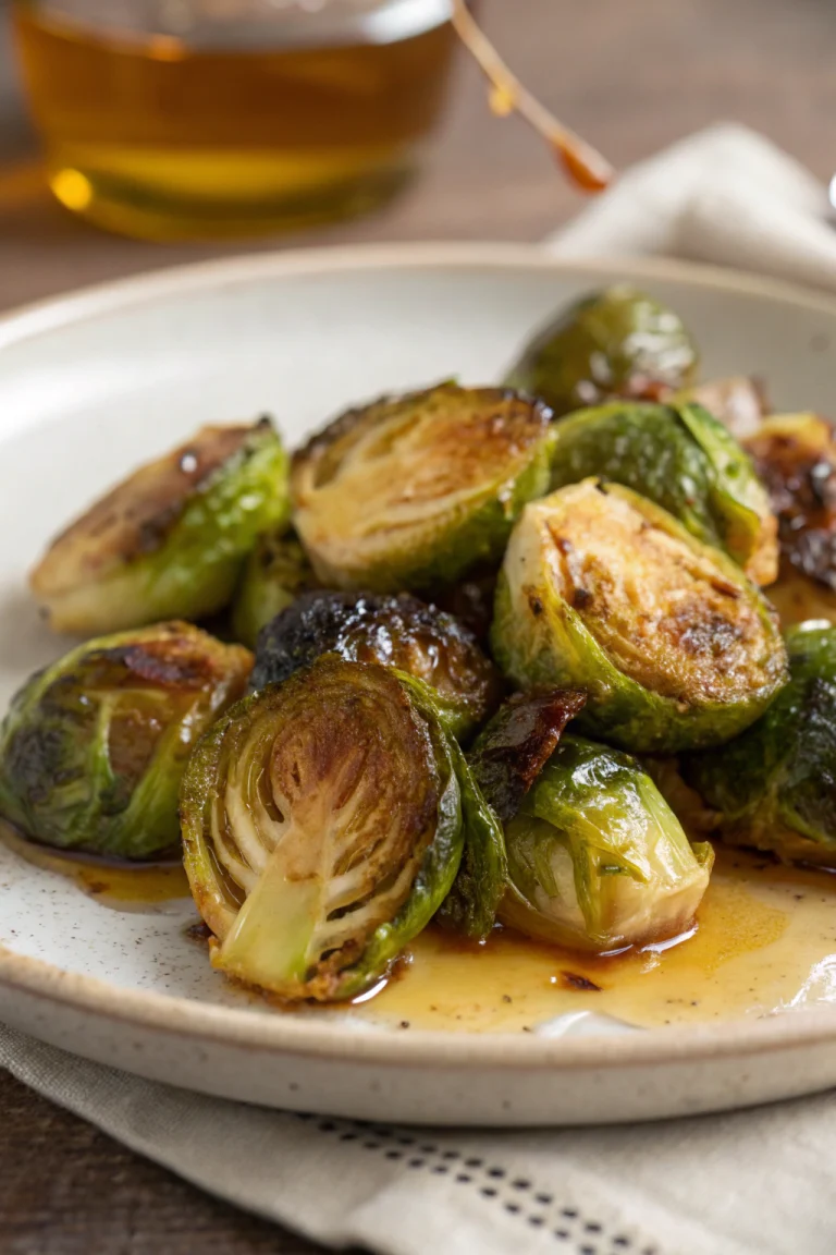 Maple Roasted Brussels Sprouts | Home Cook Legacy Maple roasted brussels sprouts
