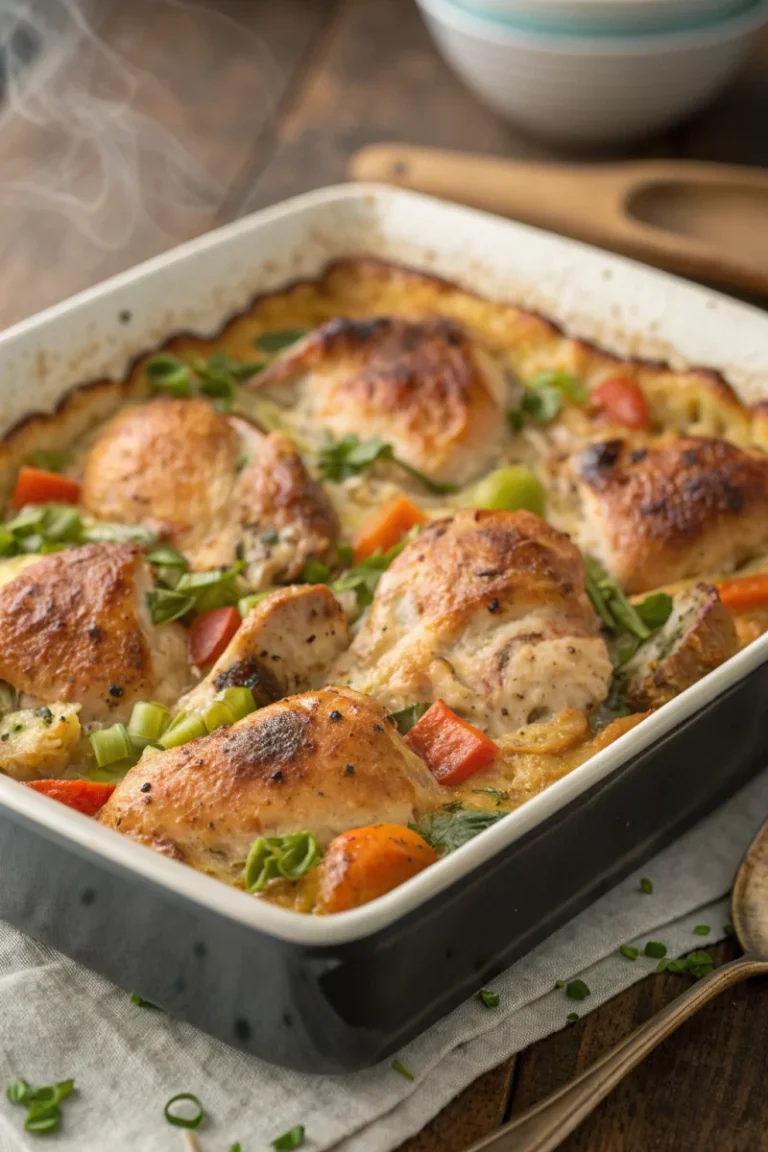 Quick easy low carb chicken casserole recipe
