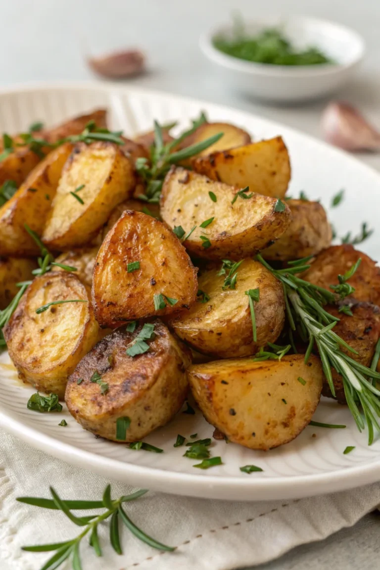 Roasted Garlic &Amp; Herb Potatoes | Home Cook Legacy Roasted garlic & herb potatoes
