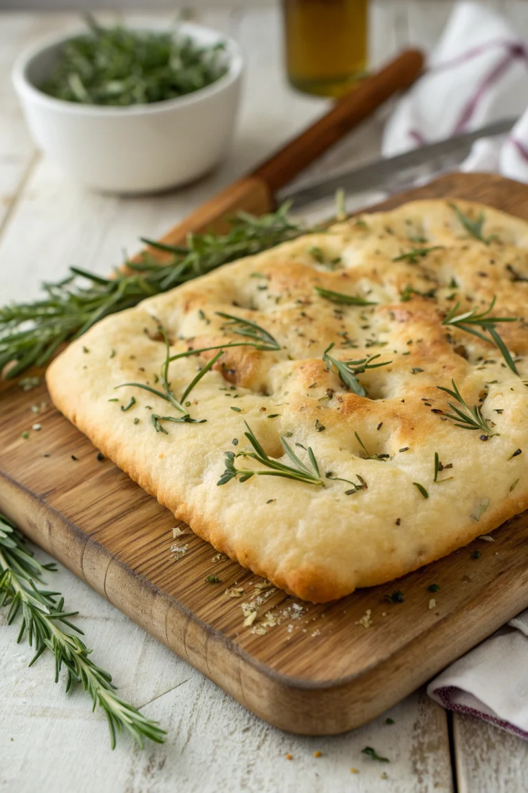 Savory Herb Focaccia | Home Cook Legacy Savory herb focaccia