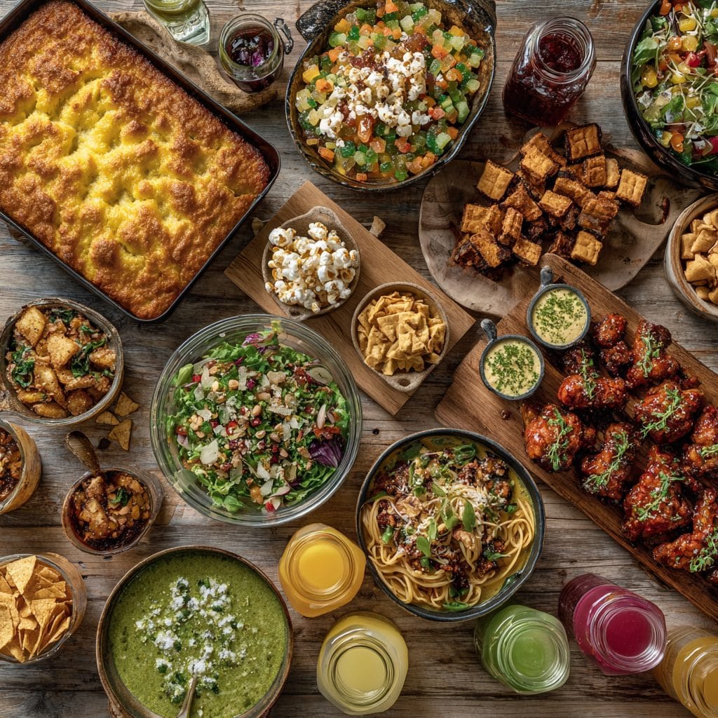alt="viral recipes collection showing 15 trending dishes on one table"