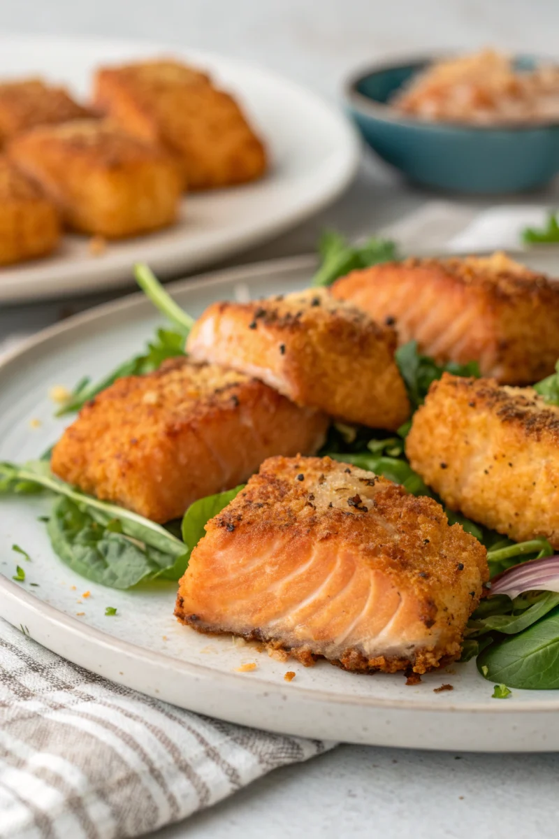 Air Fryer Salmon Bites