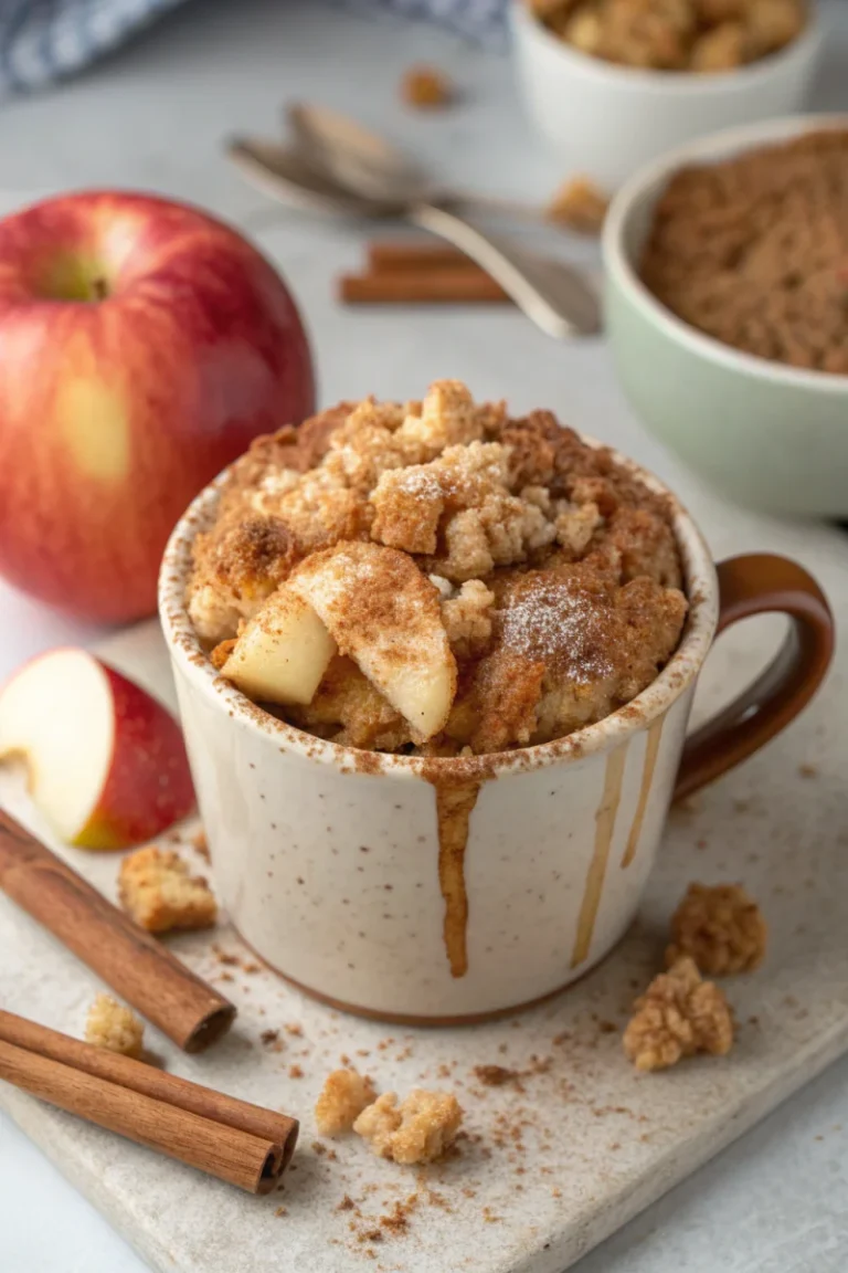 Apple Cinnamon Mug Cake | Home Cook Legacy Apple cinnamon mug cake