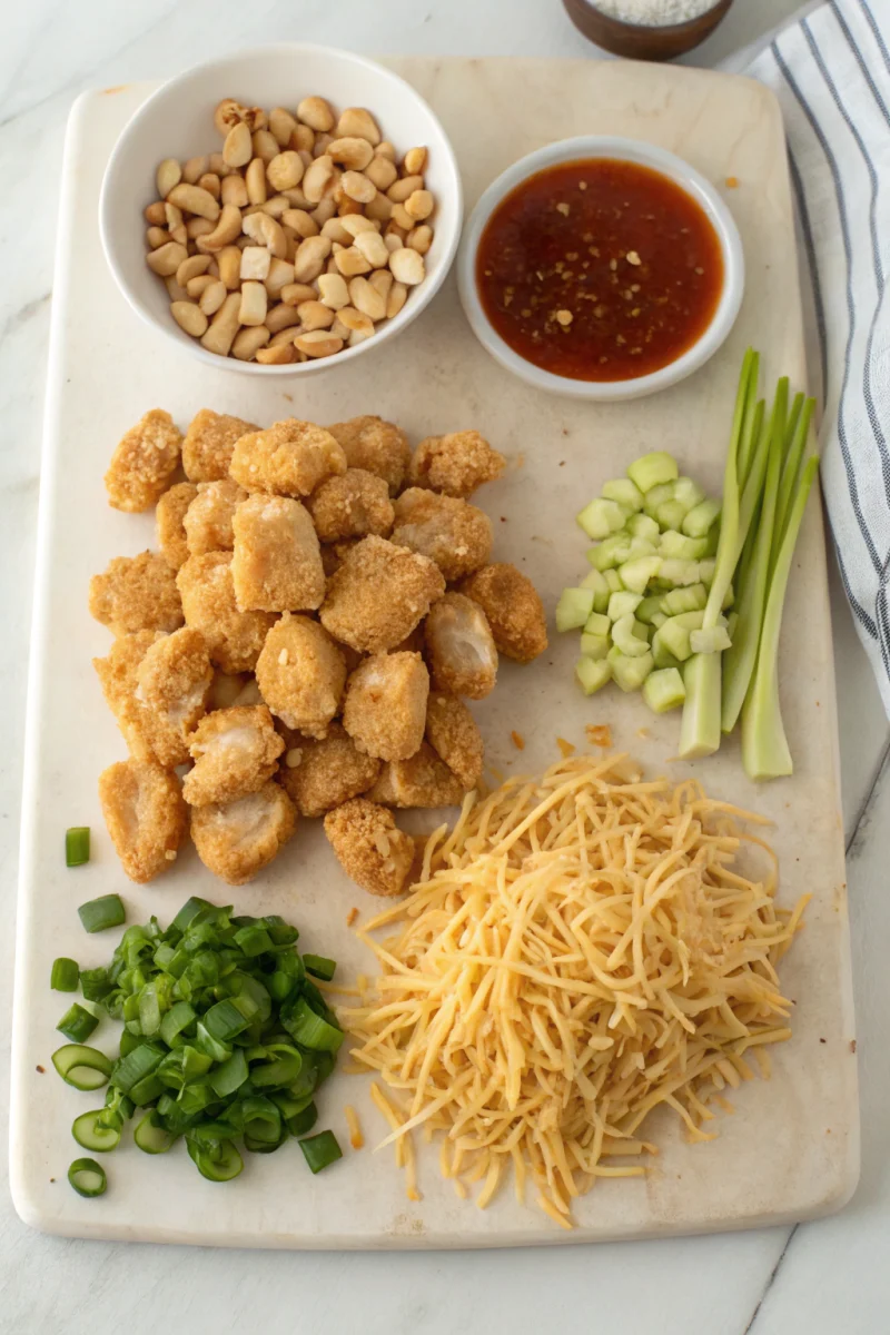 spicy chicken bites, appetizer, high protein snack creative brunch-style