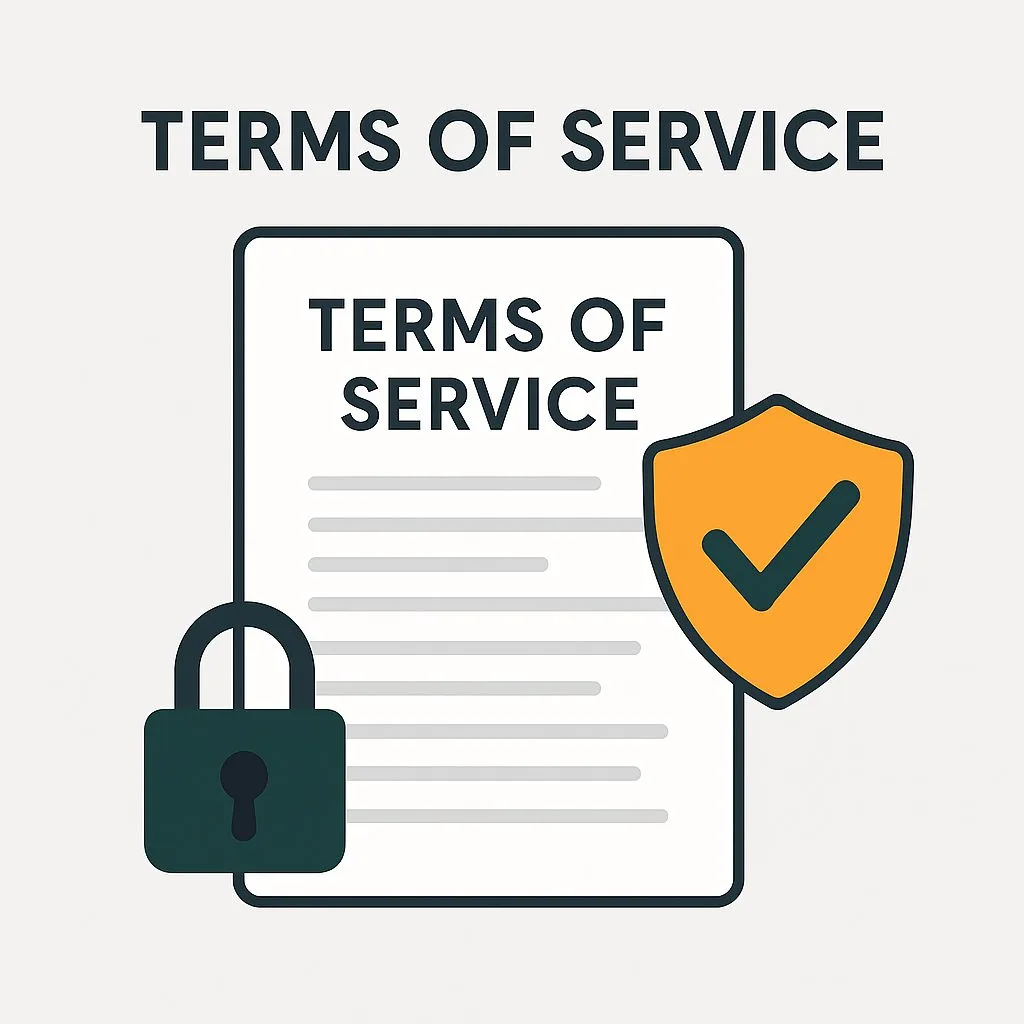 Terms of Service overview — Home Cook Legacy