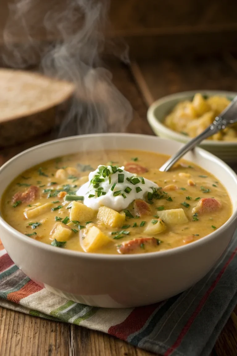 Classic creamy potato soup