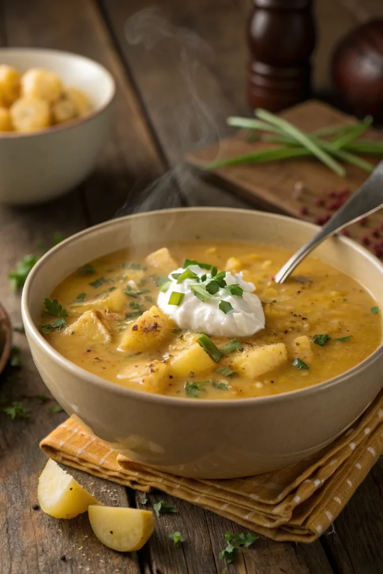 Classic creamy potato soup