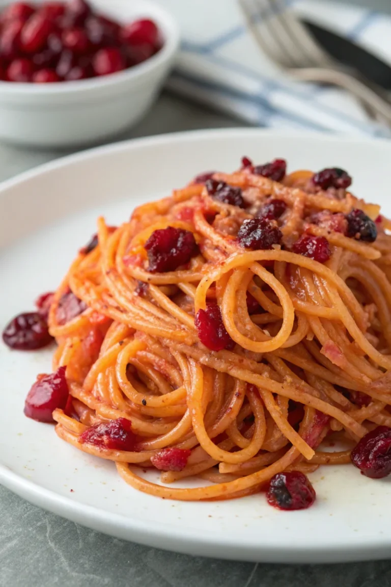 Cranberry Spaghetti | Home Cook Legacy Cranberry spaghetti