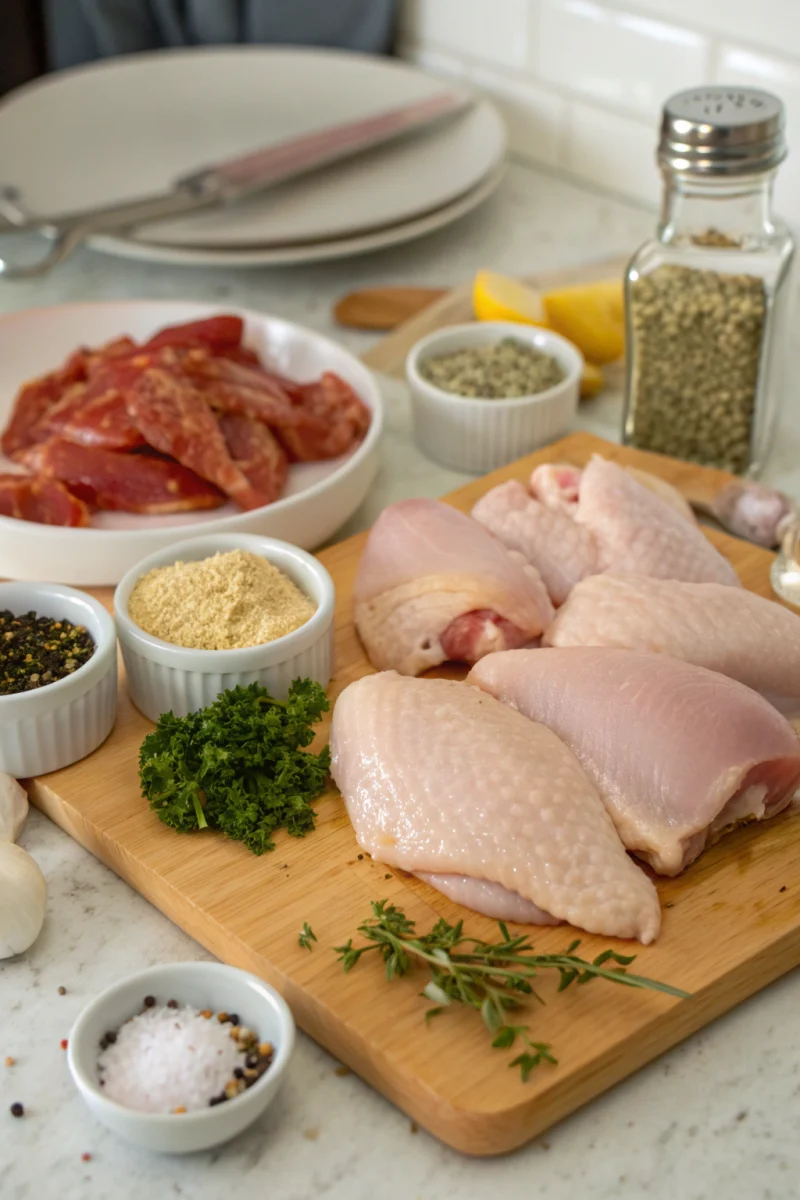 roast chicken, crispy chicken, oven-baked dinner creative brunch-style