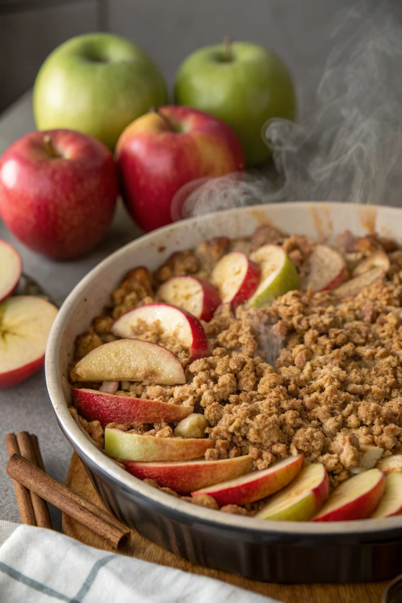Easy Homemade Apple Crisp Recipe with Streusel Topping - Perfect Fall Dessert