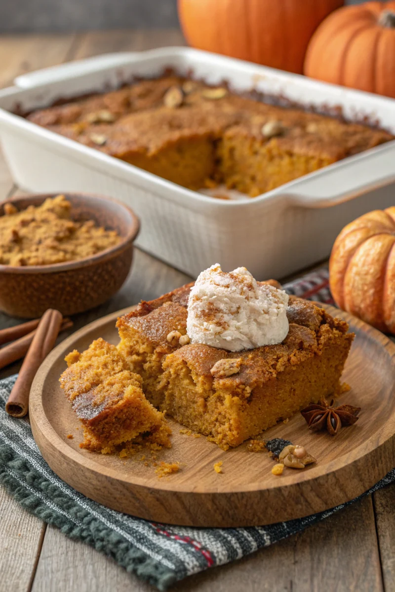 Easy Pumpkin Dump Cake Recipe: The Perfect Dessert for Your Fall Gatherings