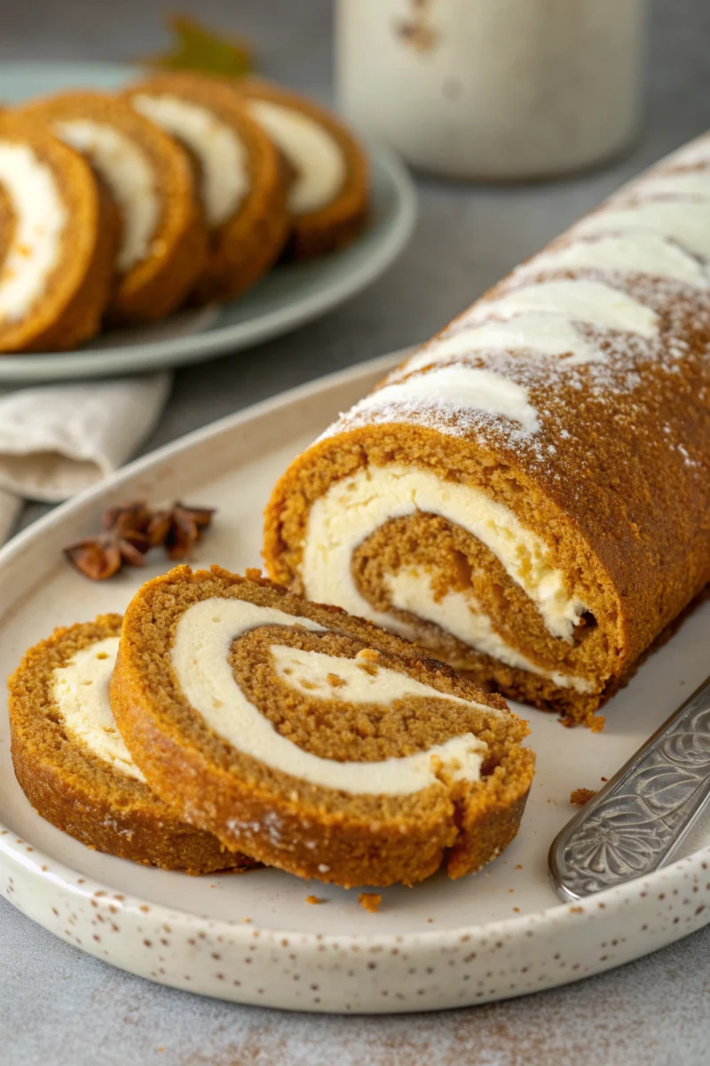 Easy Pumpkin Roll with Cream Cheese Filling: Perfect Fall Dessert Recipe