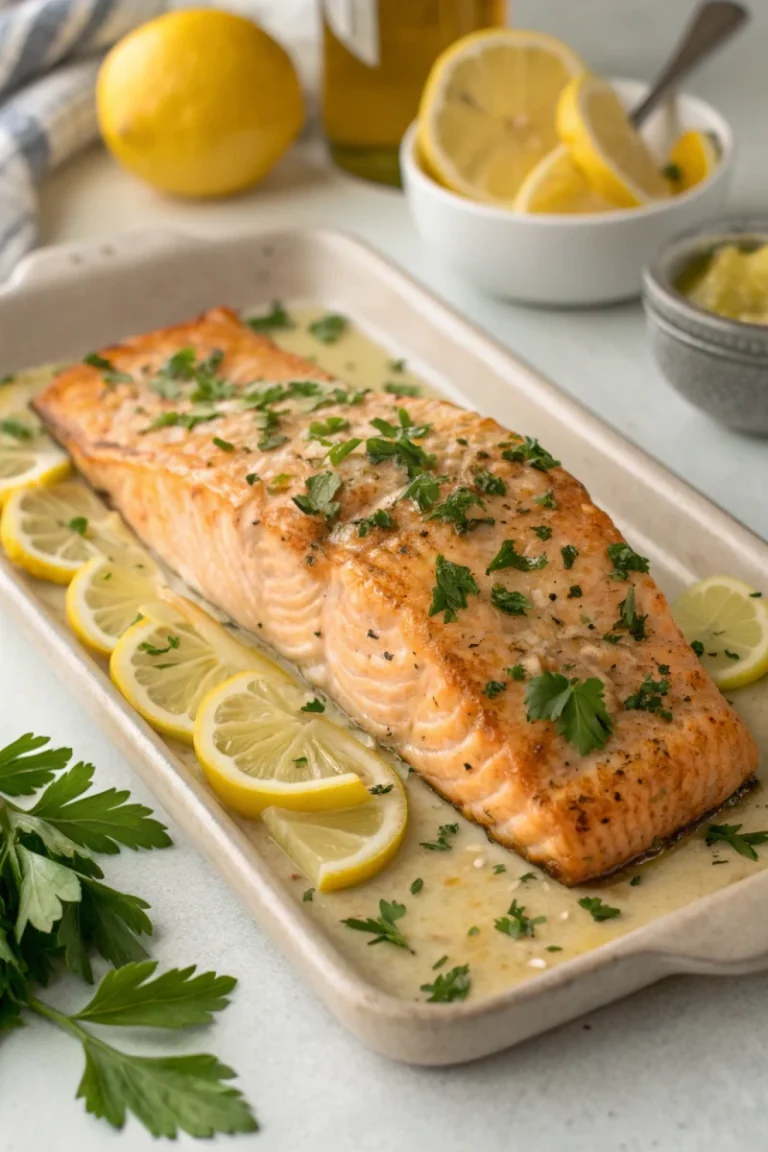 Garlic butter salmon