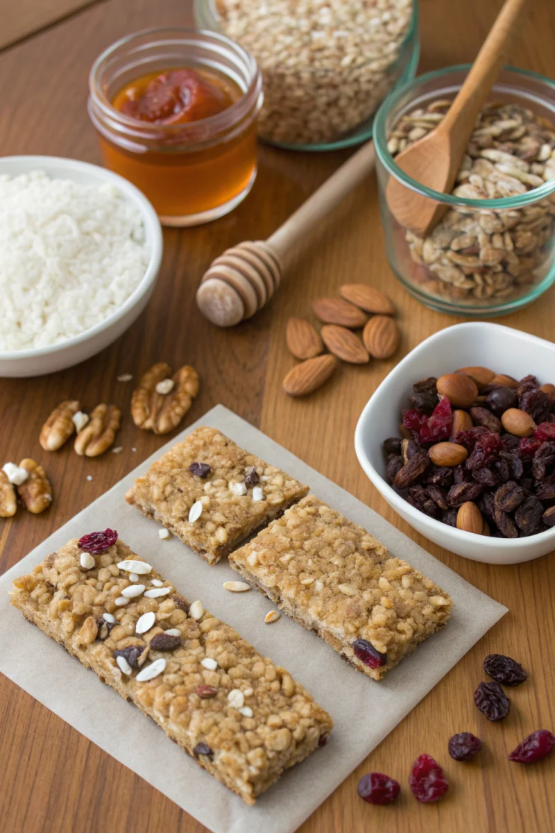 Homemade Granola Bars Ingredients