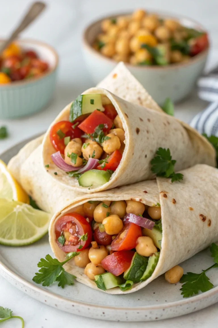 Mediterranean Chickpea Wraps | Home Cook Legacy Mediterranean chickpea wraps