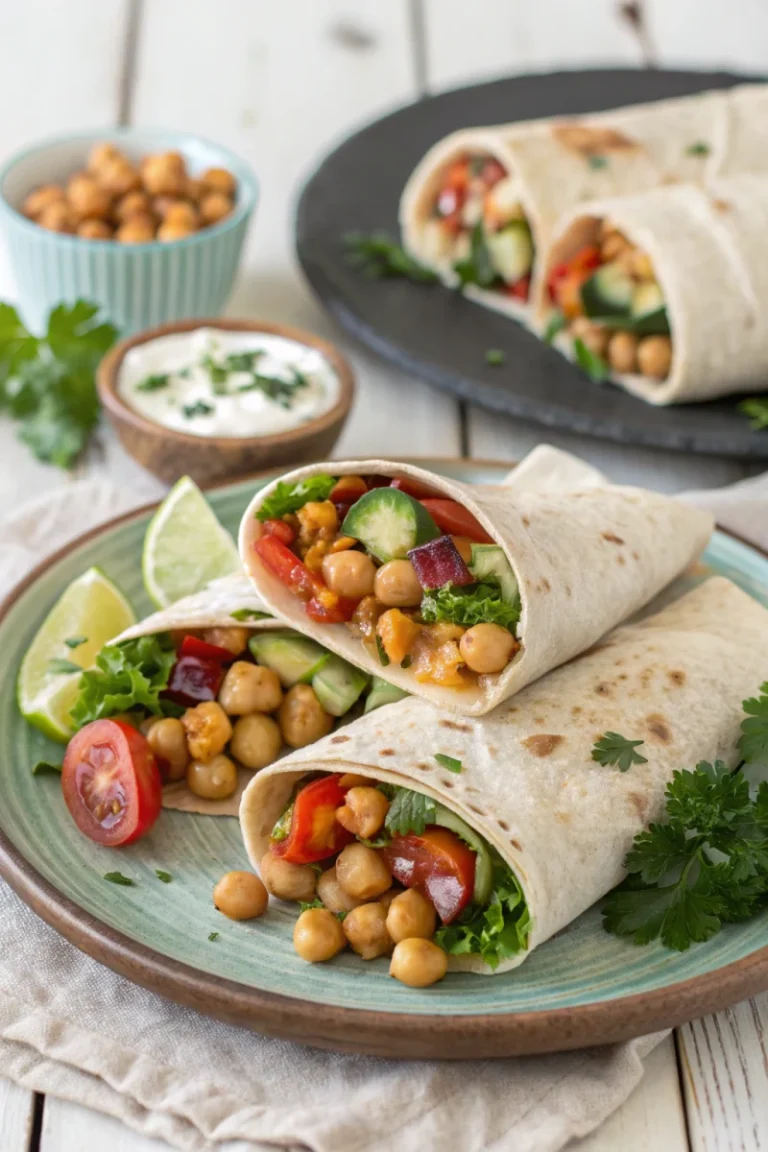 Mediterranean Chickpea Wraps | Home Cook Legacy Mediterranean chickpea wraps