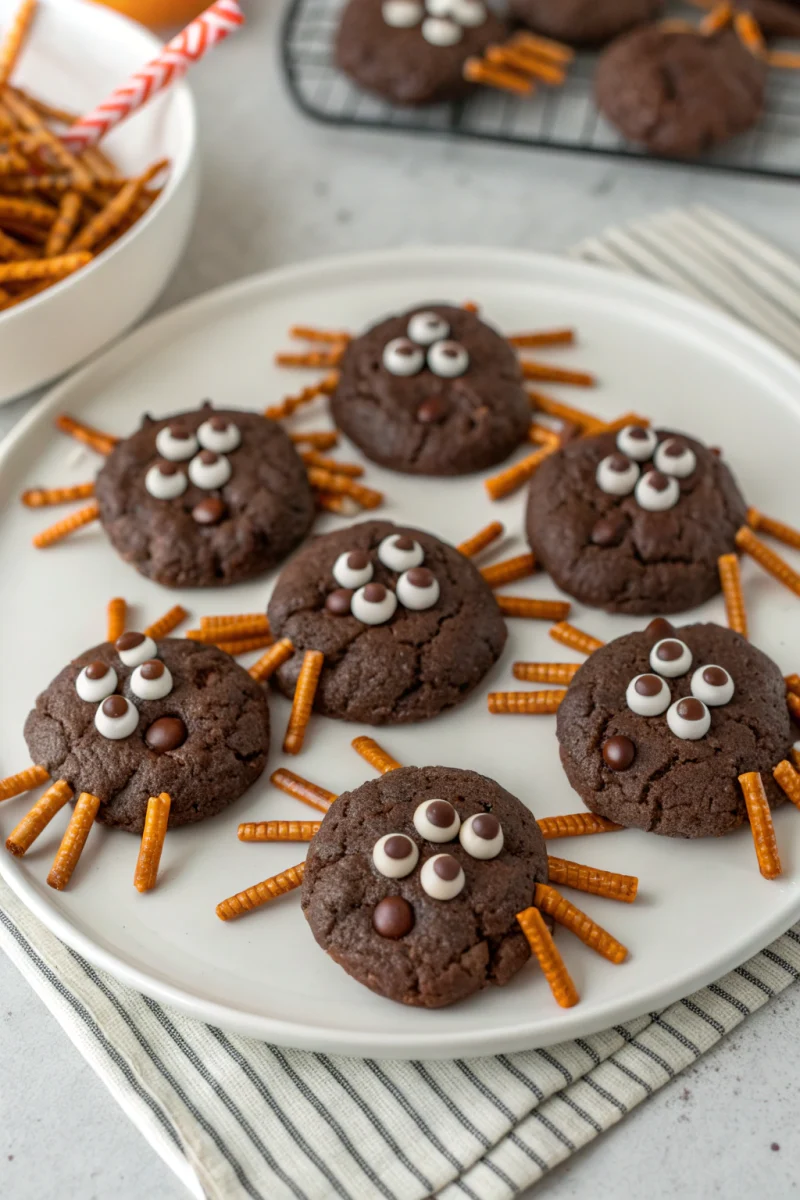Spooktacular Spider Cookies: Easy No-Bake Halloween Treat Recipe for Kids