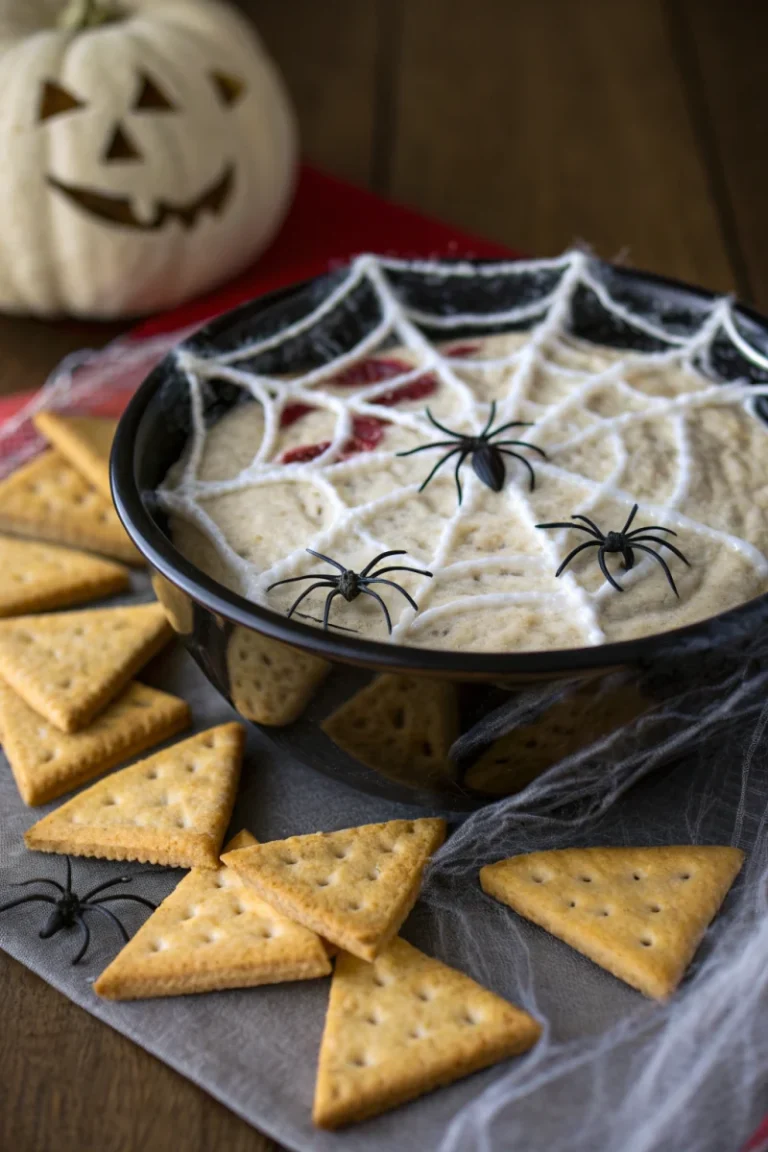 Spooky Spider Web Dip: Easy &Amp; Quick Halloween Party Appetizer Recipe | Home Cook Legacy Spooky spider web dip: easy & quick halloween party appetizer recipe