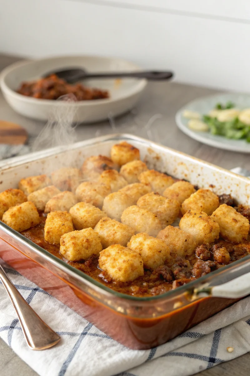Tater Tot Hotdish