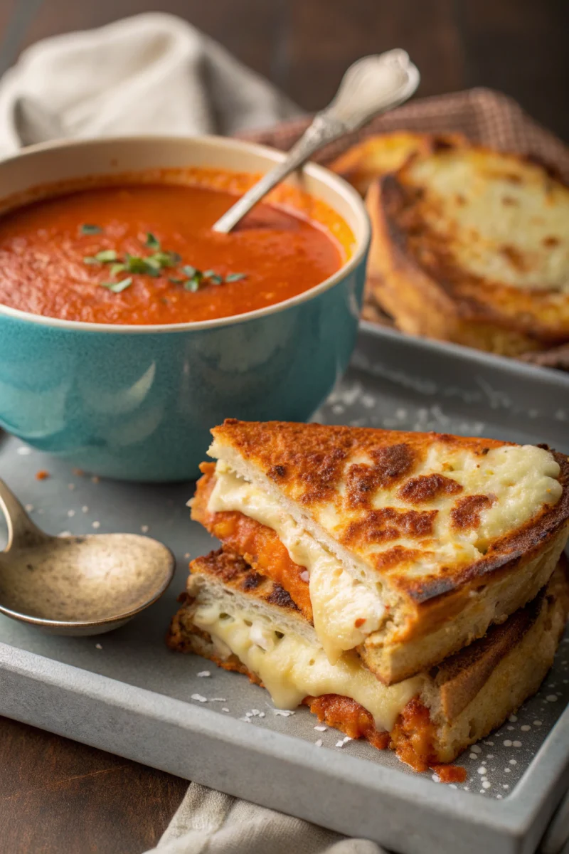 Tomato Soup & Grilled Cheese Casserole