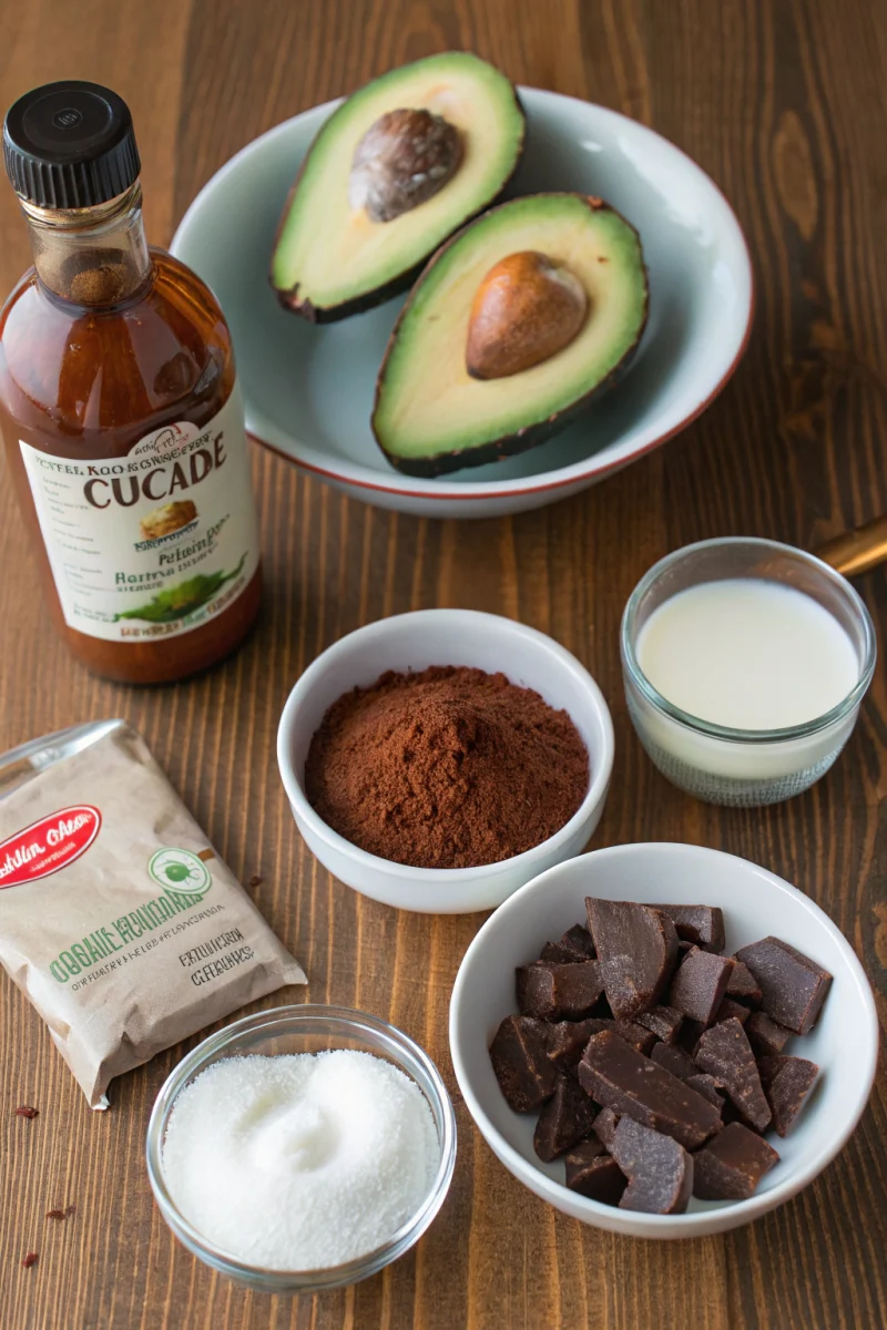 vegan chocolate dessert, healthy mousse, no-bake dessert creative brunch-style