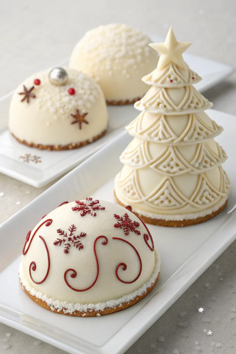 3 elegant white chocolate christmas desserts that look bakery-perfect