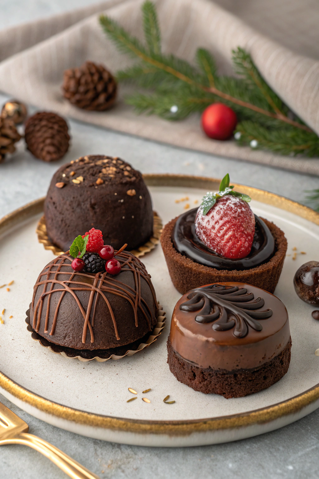 4 chocolate holiday desserts