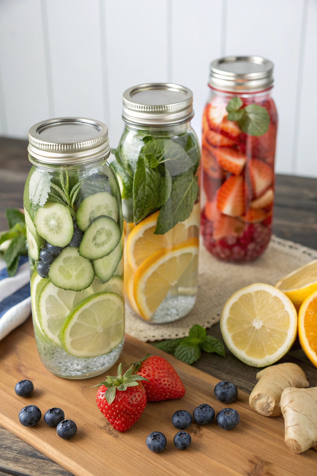 4 homemade detox waters