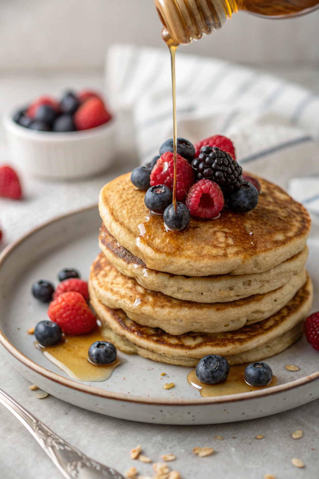 4 wholesome protein pancakes