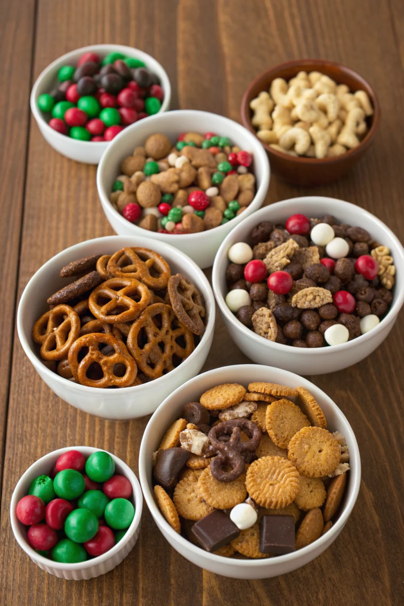 6 holiday snack mix ideas for addictive sweet-and-salty christmas munching