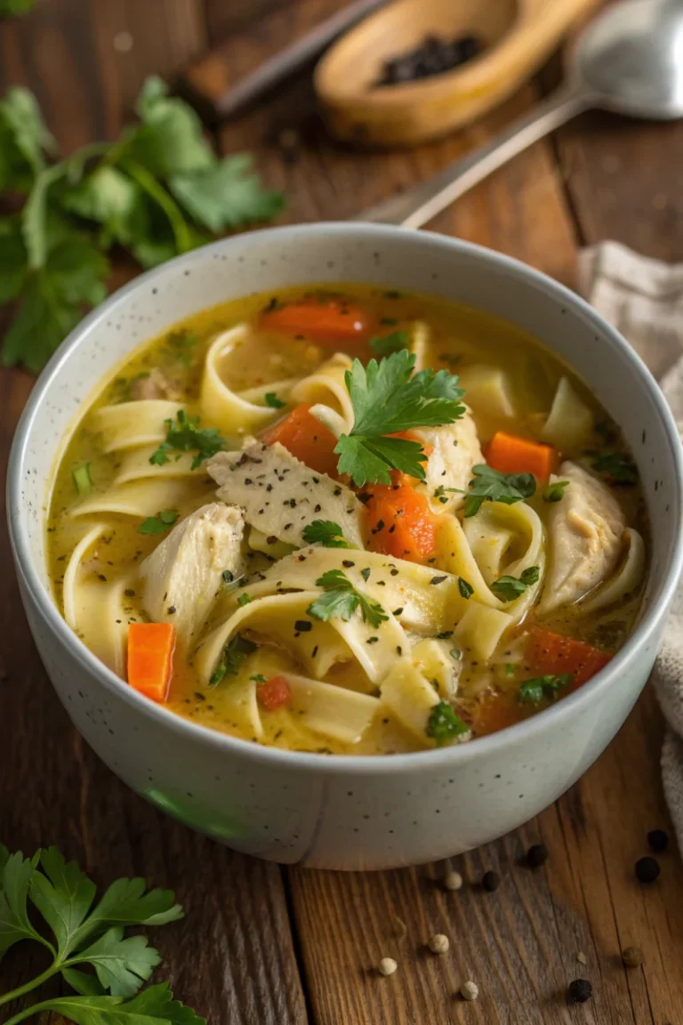 Cozy Chicken Noodle Soup In 7 Comforting Minutes | Home Cook Legacy Cozy chicken noodle soup in 7 comforting minutes