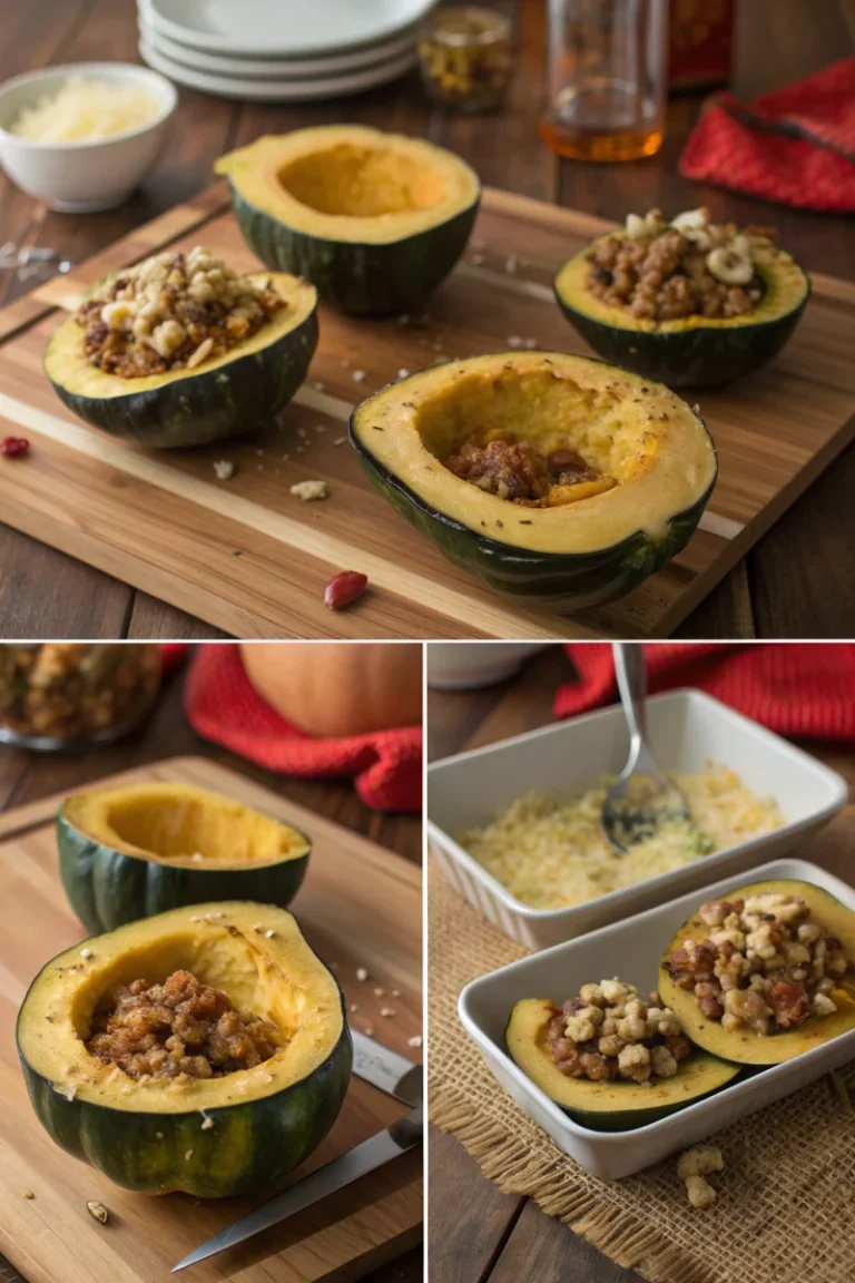 Incredible stuffed acorn squash in 8 cozy steps