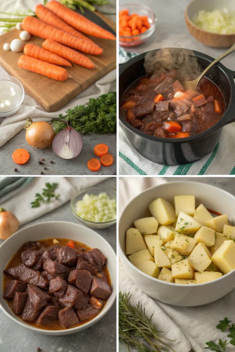 Irresistible beef stew in 7 cozy winter steps