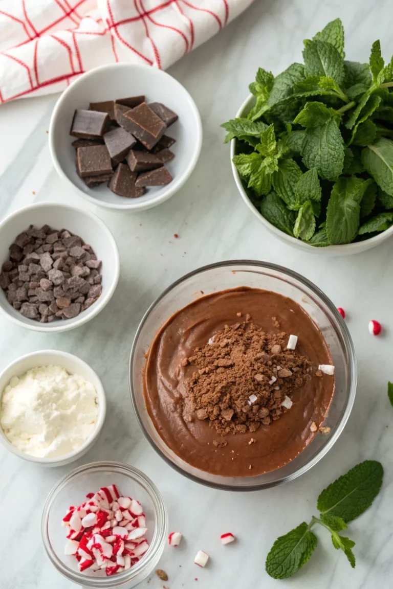 Irresistible chocolate peppermint mousse in 5 steps