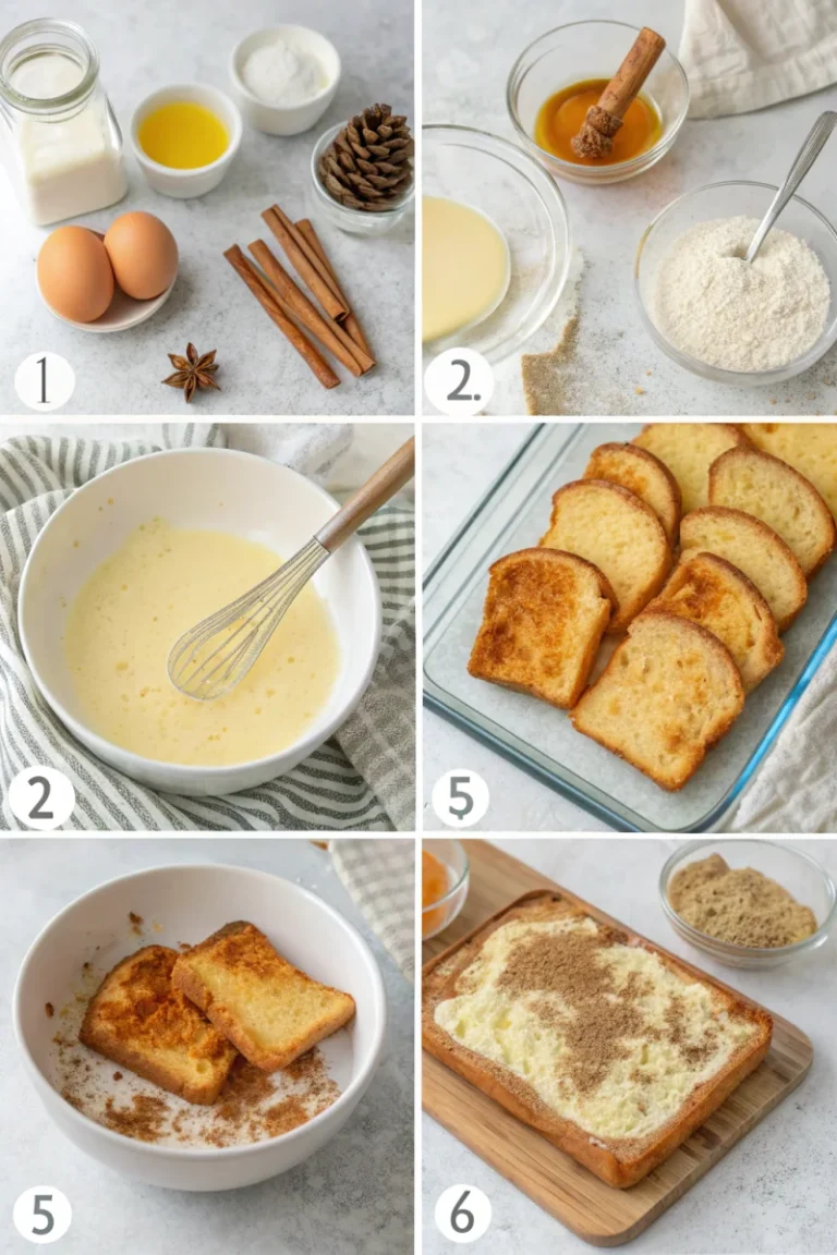 Irresistible eggnog french toast in 6 easy steps