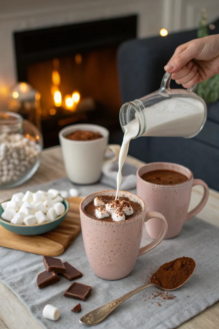 Irresistible hot chocolate in 5 cozy winter steps