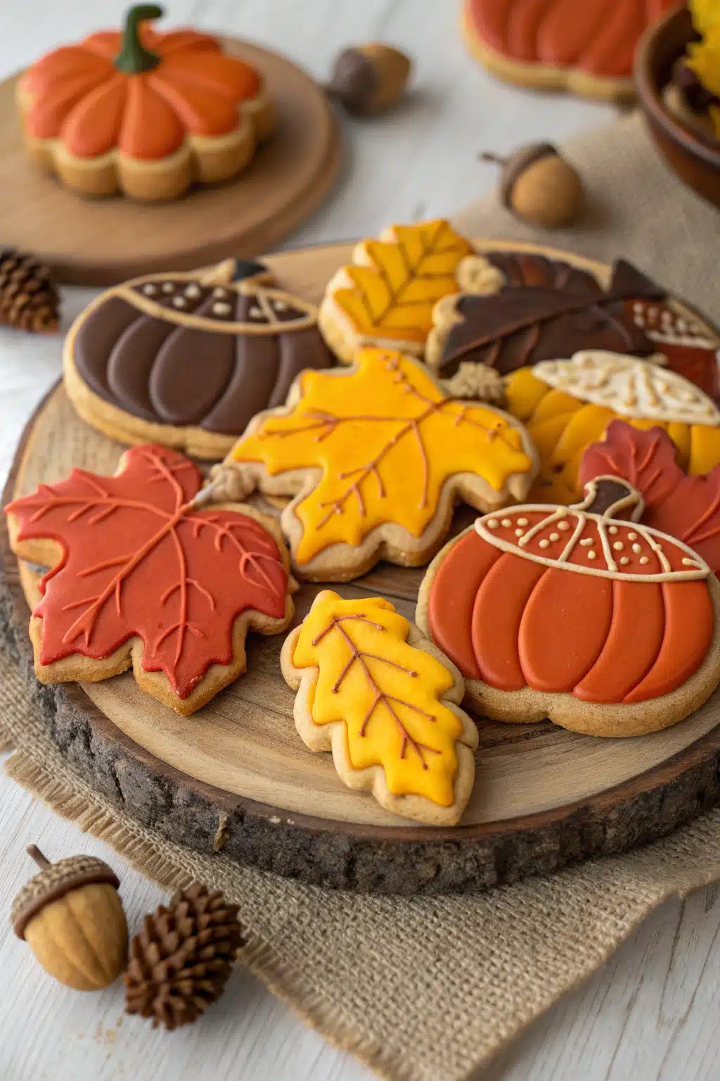 Stunning decorated fall sugar cookies: easy & festive autumn treats for any occasion