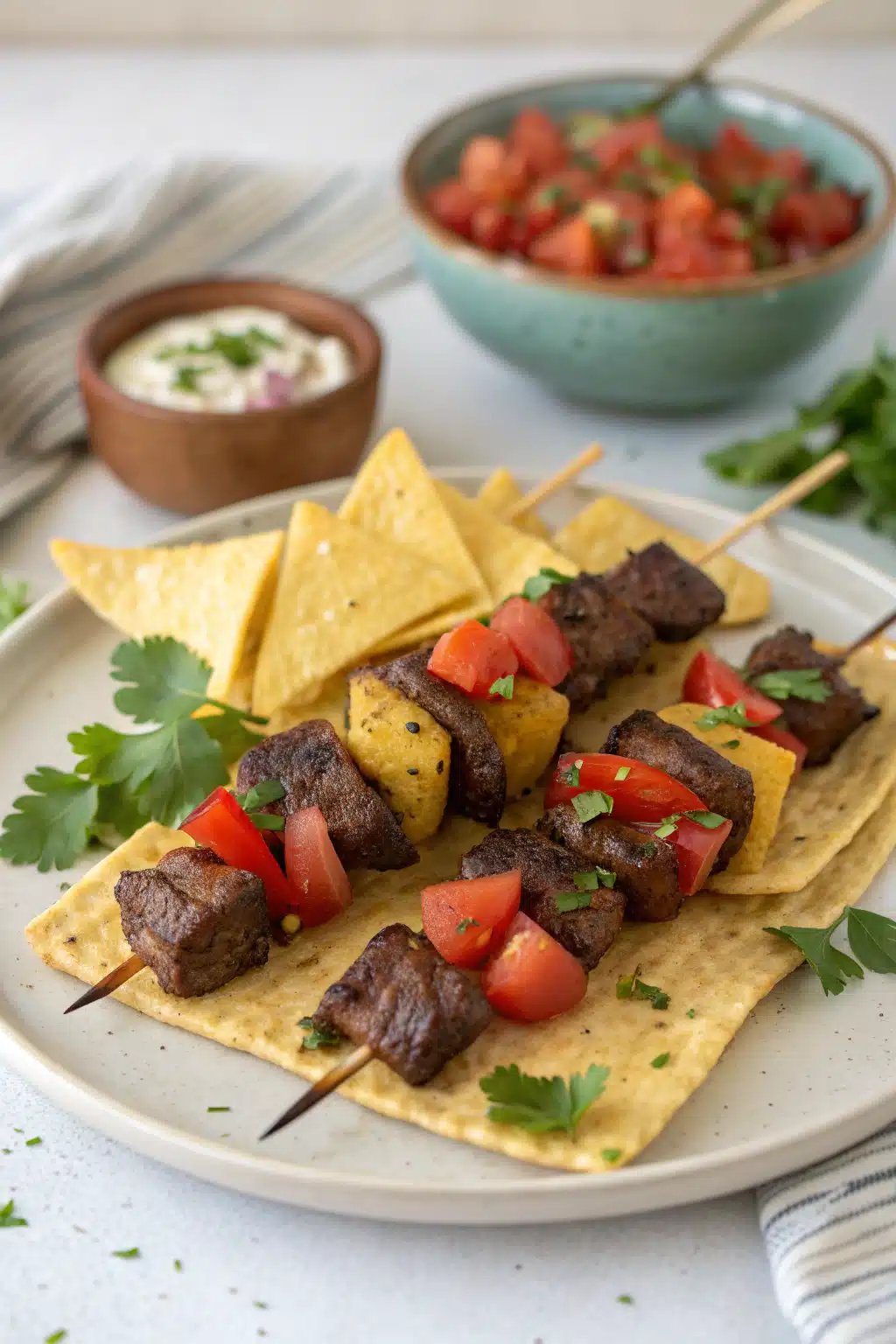 Viral Beef Tortilla Skewers | Home Cook Legacy Viral beef tortilla skewers